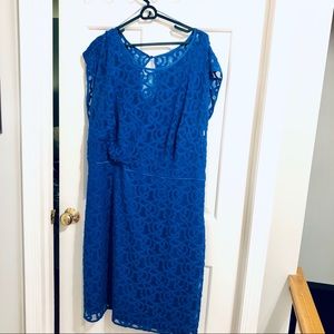 Beautiful blue lace Adrianna Papell dress
